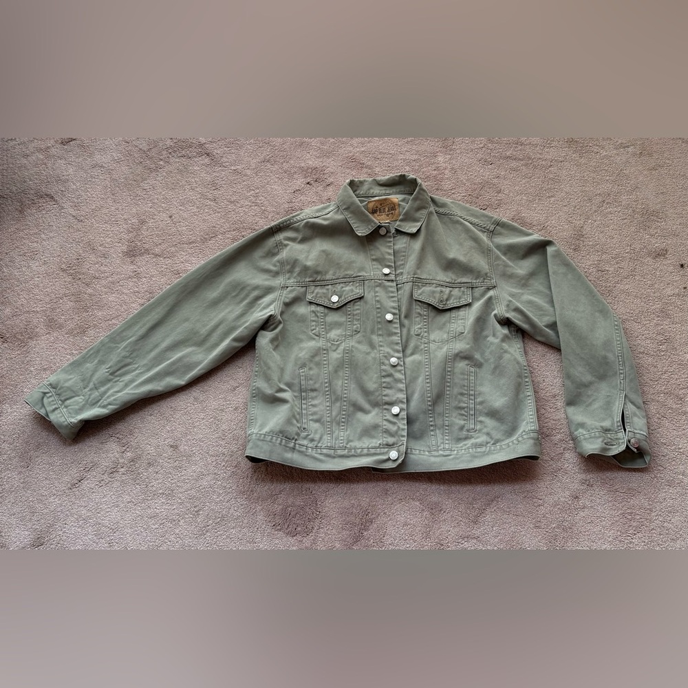 GAP Olive Green Jean Jacket
